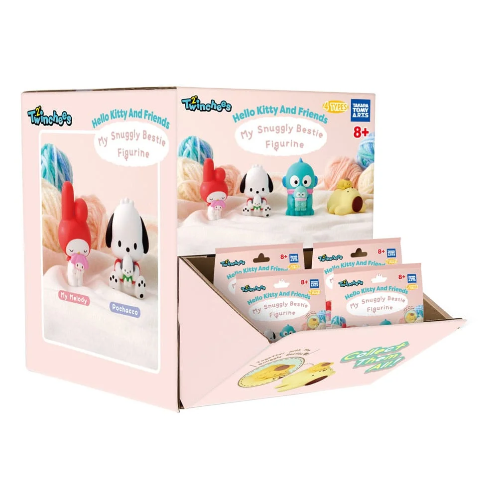 Sanrio Twinchees Mini Figures Hello Kitty & Friends My Cuddly Buddy 5 cm Blind Pack - 1 Unidade